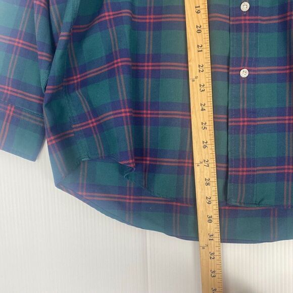 L.L Bean Button Down Shirt Mens SZ 16-33 Striped Long Sleeve  Cotton Made in USA - Picture 6 of 11